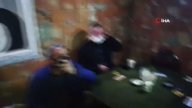 Jandarmadan inşaata tombala baskını Jandarmadan inşaata tombala baskını