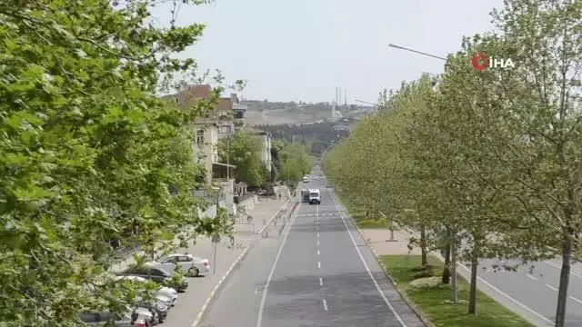 Kapanmanın 5'inci gününde sahil ve yollar sakin Kapanmanın 5'inci gününde sahil ve yollar sakin