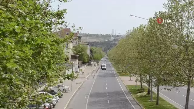 Kapanmanın 5'inci gününde sahil ve yollar sakin Kapanmanın 5'inci gününde sahil ve yollar sakin