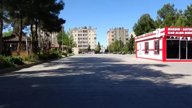 Mardin'de tam kapanma sessizliği Mardin'de tam kapanma sessizliği