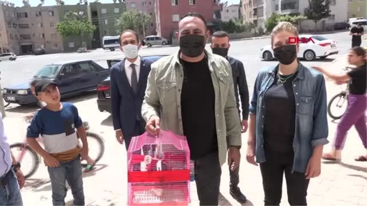 MERSİN 10 YAŞINDAKİ MELİSA'YA MUHABBET KUŞU SÜRPRİZİ