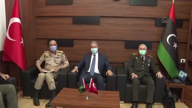 Milli Savunma Bakanı Akar, Libya Genelkurmay Başkanı Orgeneral El-Haddad ile görüştü Milli Savunma Bakanı Akar, Libya Genelkurmay Başkanı Orgeneral El-Haddad ile görüştü