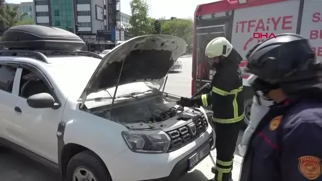 Son dakika haberi! Samsun'da yanan cipi polisler söndürdü Son dakika haberi! Samsun'da yanan cipi polisler söndürdü