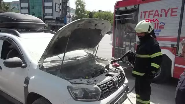 Son dakika haberi! Samsun'da yanan cipi polisler söndürdü Son dakika haberi! Samsun'da yanan cipi polisler söndürdü