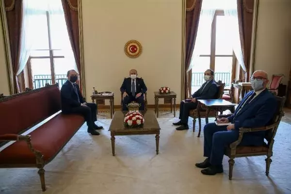 TBMM Başkanı Şentop, TÜRKPA Genel Sekreteri Mamayusupov ile görüştü TBMM Başkanı Şentop, TÜRKPA Genel Sekreteri Mamayusupov ile görüştü