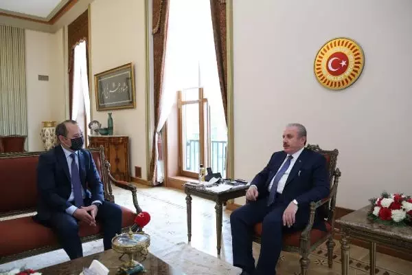 TBMM Başkanı Şentop, TÜRKPA Genel Sekreteri Mamayusupov ile görüştü TBMM Başkanı Şentop, TÜRKPA Genel Sekreteri Mamayusupov ile görüştü