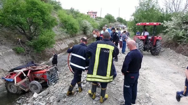 Traktörün altında kalan genç çiftçi hayatını kaybetti Traktörün altında kalan genç çiftçi hayatını kaybetti