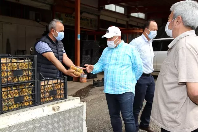 ALTSO Başkanı Şahin hal esnafının sorunlarını dinledi ALTSO Başkanı Şahin hal esnafının sorunlarını dinledi