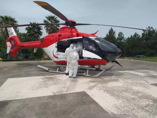 Son dakika haberi... AMBULANS HELİKOPTER KORONAVİRÜS HASTASI İÇİN HAVALANDI Son dakika haberi... AMBULANS HELİKOPTER KORONAVİRÜS HASTASI İÇİN HAVALANDI