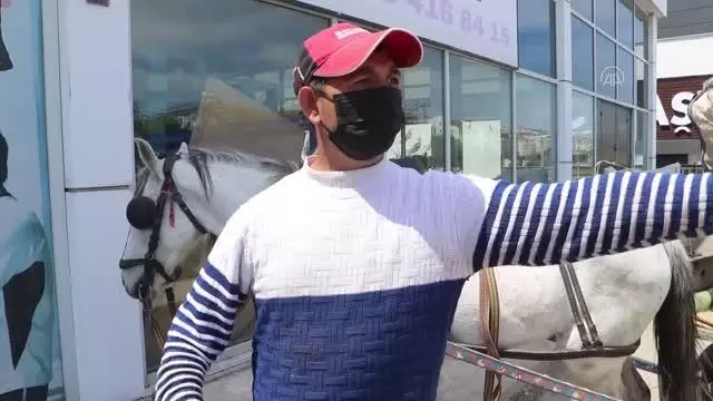 At arabasıyla çarpışan motosikletli kurye yaralandı At arabasıyla çarpışan motosikletli kurye yaralandı
