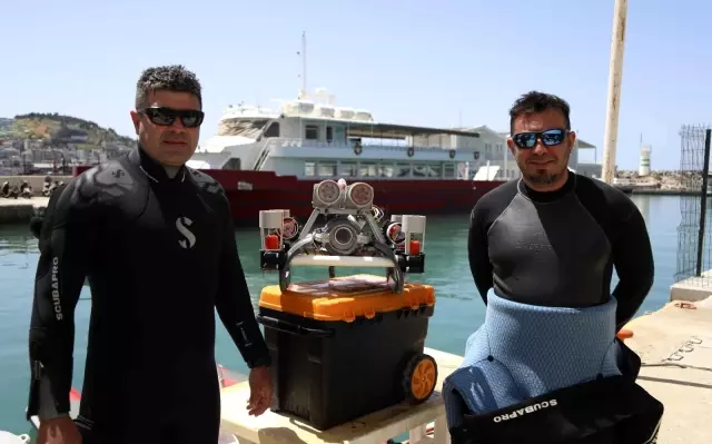 Aydın Büyükşehir Belediyesi su altı drone'u üretti Aydın Büyükşehir Belediyesi su altı drone'u üretti