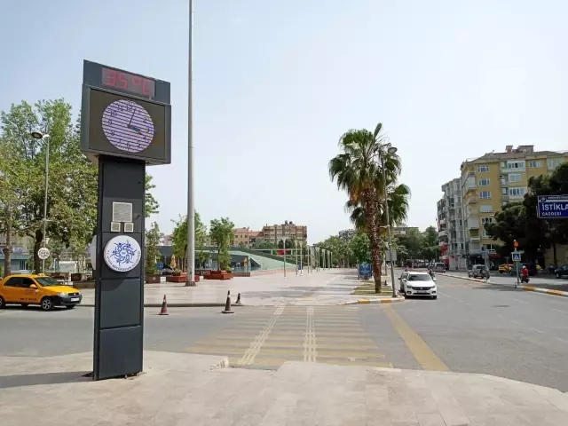 Aydın'da termometreler 35 dereceyi gösterdi Aydın'da termometreler 35 dereceyi gösterdi
