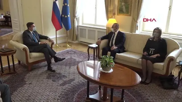 Bakan Çavuşoğlu, Slovenya Cumhurbaşkanı Pahor tarafından kabul edildi Bakan Çavuşoğlu, Slovenya Cumhurbaşkanı Pahor tarafından kabul edildi
