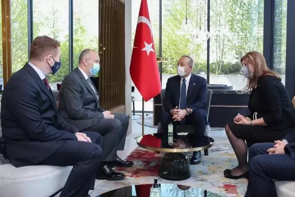Son dakika haber... Bakan Çavuşoğlu, Slovenya Dışişleri Bakanı Logar ile görüştü Son dakika haber... Bakan Çavuşoğlu, Slovenya Dışişleri Bakanı Logar ile görüştü