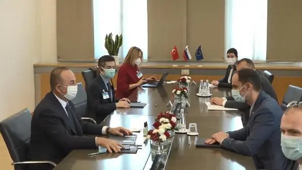 Son dakika haber... Bakan Çavuşoğlu, Slovenya Dışişleri Bakanı Logar ile görüştü Son dakika haber... Bakan Çavuşoğlu, Slovenya Dışişleri Bakanı Logar ile görüştü