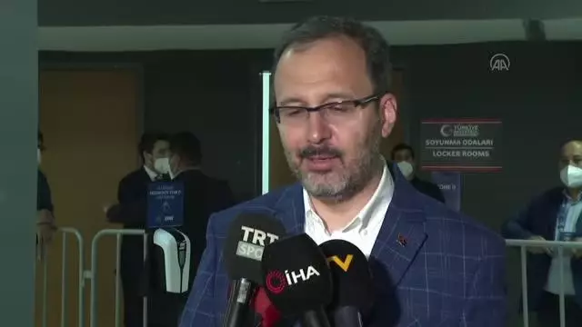 Bakan Kasapoğlu, Anadolu Efes-Real Madrid maçının ardından açıklamalarda bulundu Bakan Kasapoğlu, Anadolu Efes-Real Madrid maçının ardından açıklamalarda bulundu
