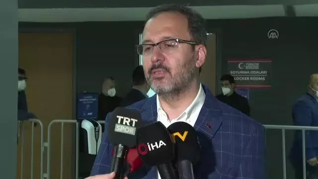 Bakan Kasapoğlu, Anadolu Efes-Real Madrid maçının ardından açıklamalarda bulundu Bakan Kasapoğlu, Anadolu Efes-Real Madrid maçının ardından açıklamalarda bulundu