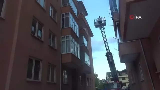 Son dakika haberi | - Balkona düşen yaralı ebabil kuşunu itfaiye kurtardı Son dakika haberi | - Balkona düşen yaralı ebabil kuşunu itfaiye kurtardı
