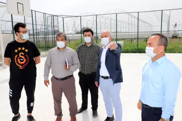 Başkan Gültak, yenilenen Kazanlı Çok Amaçlı Spor Tesisinde incelemelerde bulundu Başkan Gültak, yenilenen Kazanlı Çok Amaçlı Spor Tesisinde incelemelerde bulundu
