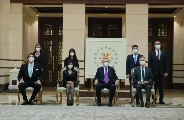 Etiyopya Büyükelçisi Mahmud, Cumhurbaşkanı Erdoğan'a güven mektubu sundu Etiyopya Büyükelçisi Mahmud, Cumhurbaşkanı Erdoğan'a güven mektubu sundu
