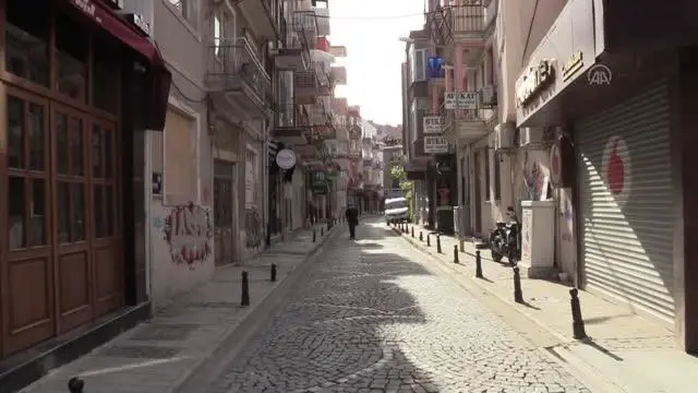 ÇANAKKALE - 'Tam kapanma' tedbirlerine uyuluyor ÇANAKKALE - 'Tam kapanma' tedbirlerine uyuluyor