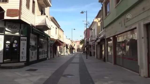 ÇANAKKALE - 'Tam kapanma' tedbirlerine uyuluyor ÇANAKKALE - 'Tam kapanma' tedbirlerine uyuluyor