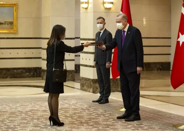 Etiyopya Büyükelçisi Mahmud, Cumhurbaşkanı Erdoğan'a güven mektubu sundu Etiyopya Büyükelçisi Mahmud, Cumhurbaşkanı Erdoğan'a güven mektubu sundu