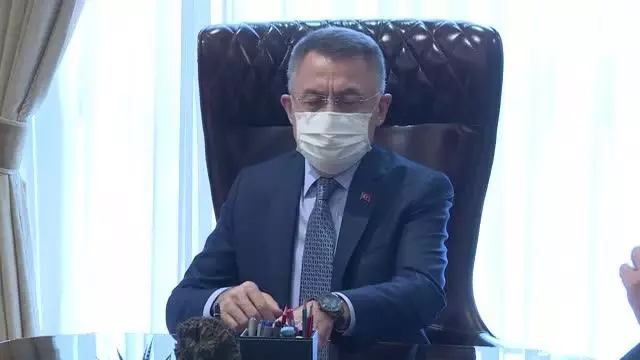 Son dakika haber | Cumhurbaşkanı Yardımcısı Oktay, Türk Patent ve Marka Kurumu Başkanı Asan'ı kabul etti Son dakika haber | Cumhurbaşkanı Yardımcısı Oktay, Türk Patent ve Marka Kurumu Başkanı Asan'ı kabul etti
