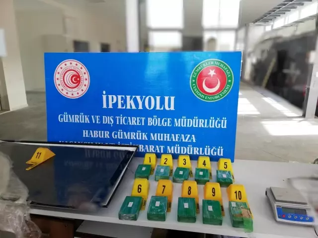 Habur Gümrük Kapısı'nda uyuşturucu madde ve çok sayıda cep telefonu ele geçirildi Habur Gümrük Kapısı'nda uyuşturucu madde ve çok sayıda cep telefonu ele geçirildi