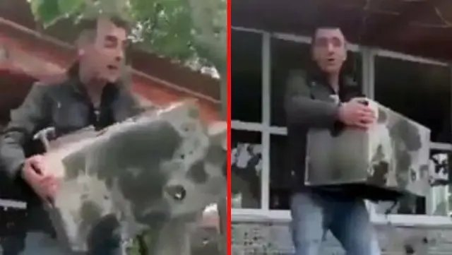 Destek alamadığını söyleyerek kazan fırlatan çaycıya bugüne kadar 5 bin lira destek verildi Destek alamadığını söyleyerek kazan fırlatan çaycıya bugüne kadar 5 bin lira destek verildi