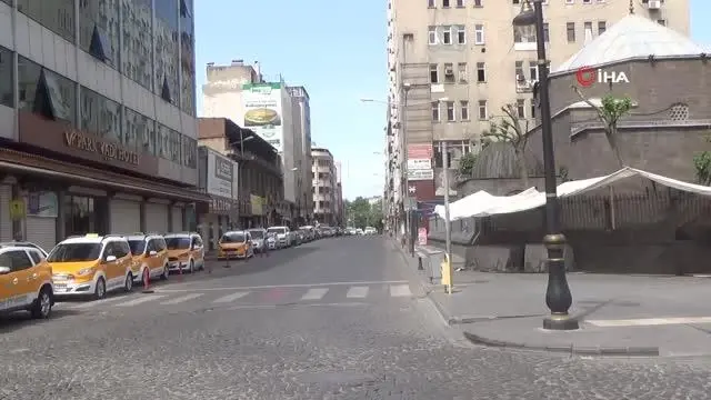 Diyarbakır'da tam kapanmanın 5'inci gününde de sessizlik sürüyor Diyarbakır'da tam kapanmanın 5'inci gününde de sessizlik sürüyor