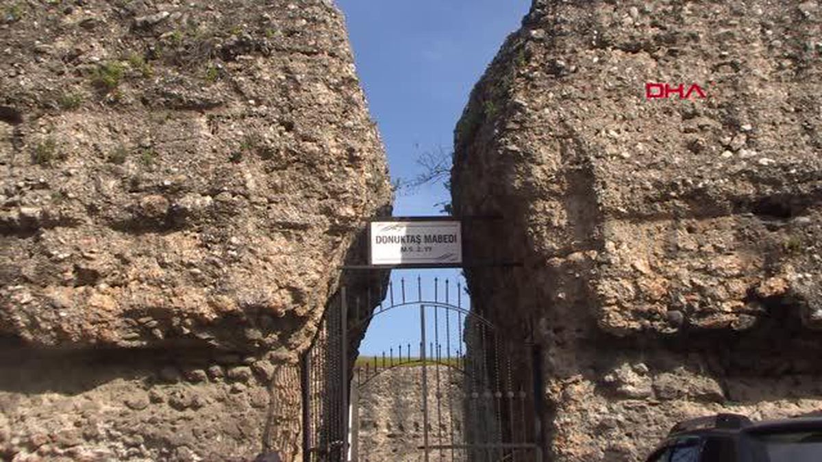 Donuktaş Roma Tapınağı, turizme kazandırılmayı bekliyor
