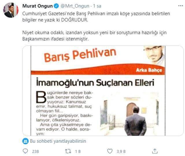 Ekrem İmamoğlu'na 'Türbeye girerken ellerini arkadan bağladı' soruşturması! Murat Ongun da doğruladı Ekrem İmamoğlu'na 'Türbeye girerken ellerini arkadan bağladı' soruşturması! Murat Ongun da doğruladı