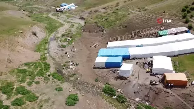 Göçerler kuraklık nedeniyle yaylalara erken çıkmaya başladı Göçerler kuraklık nedeniyle yaylalara erken çıkmaya başladı