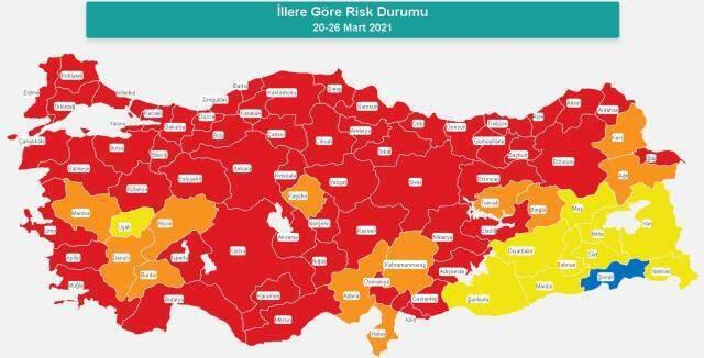 İl il koronavirüs vaka sayıları kaçtır? 24-30 Nisan İl il güncel koronavirüs risk haritası ve haftalık vaka sayıları açıklandı mı? İl il koronavirüs vaka sayıları kaçtır? 24-30 Nisan İl il güncel koronavirüs risk haritası ve haftalık vaka sayıları açıklandı mı?