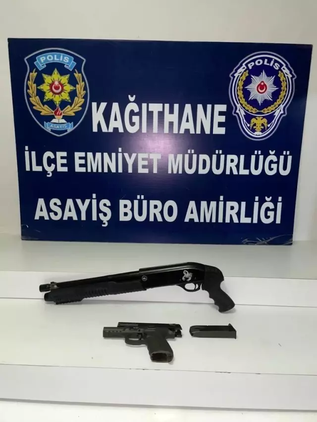 Kağıthane'deki pompalı dehşet kamerada Kağıthane'deki pompalı dehşet kamerada