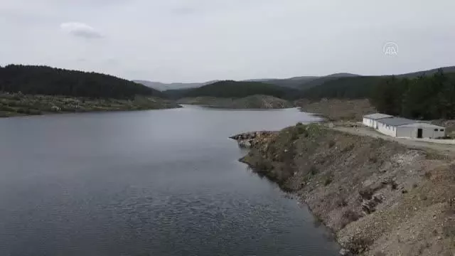 KASTAMONU - 10 bin 630 dekar tarım arazisin sulanacağı Hasanlı Göleti'nde çalışmalar sürüyor KASTAMONU - 10 bin 630 dekar tarım arazisin sulanacağı Hasanlı Göleti'nde çalışmalar sürüyor