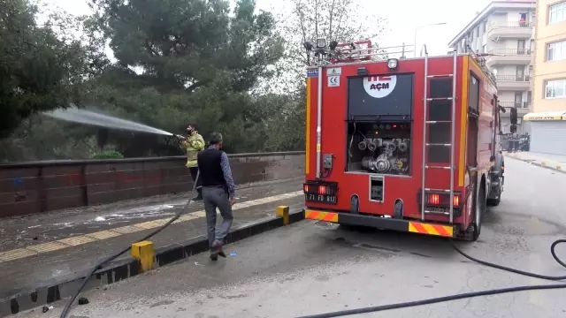 Kırıkkale'de vatandaşlar ağaç yangınını film izler gibi izledi Kırıkkale'de vatandaşlar ağaç yangınını film izler gibi izledi