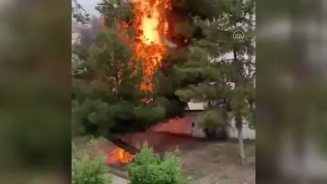 KIRIKKALE - Parkta çıkan yangın itfaiye ekiplerince söndürüldü KIRIKKALE - Parkta çıkan yangın itfaiye ekiplerince söndürüldü