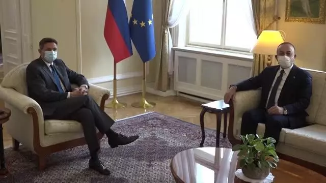 Son dakika haberi | Dışişleri Bakanı Çavuşoğlu, Slovenya Cumhurbaşkanı Pahor tarafından kabul edildi Son dakika haberi | Dışişleri Bakanı Çavuşoğlu, Slovenya Cumhurbaşkanı Pahor tarafından kabul edildi