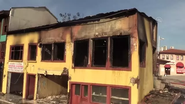 Metruk binada çıkan yangın söndürüldü Metruk binada çıkan yangın söndürüldü