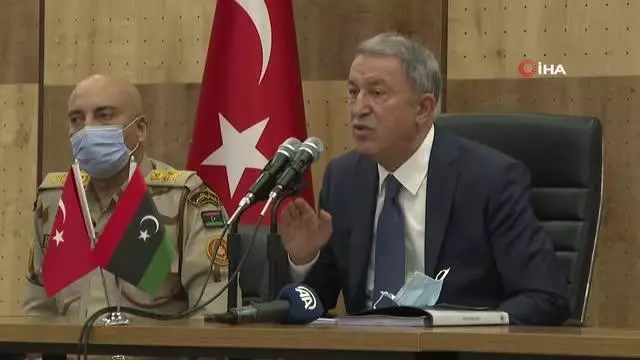 - Milli Savunma Bakanı Akar Libya'daki Mehmetçik ile bir araya geldi- Bakan Akar: 'Komşularımızla ilgili konularda üçüncü taraflar objektif olmalı'-... - Milli Savunma Bakanı Akar Libya'daki Mehmetçik ile bir araya geldi- Bakan Akar: 'Komşularımızla ilgili konularda üçüncü taraflar objektif olmalı'-...