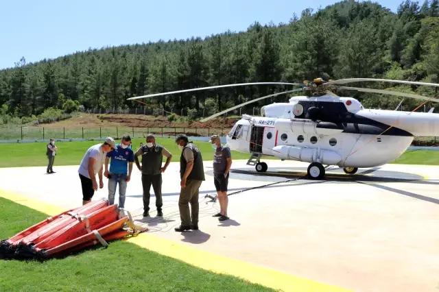 Muğla'da 2 yangın helikopteri göreve başladı Muğla'da 2 yangın helikopteri göreve başladı
