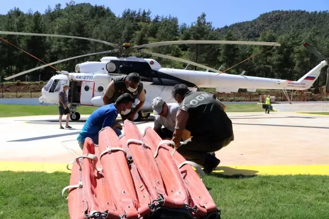 Muğla'da 2 yangın helikopteri göreve başladı Muğla'da 2 yangın helikopteri göreve başladı