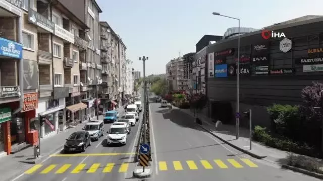 Nevşehir'de kısıtlamada trafik yoğunluğu Nevşehir'de kısıtlamada trafik yoğunluğu