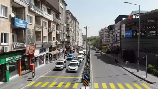 Nevşehir'de kısıtlamada trafik yoğunluğu Nevşehir'de kısıtlamada trafik yoğunluğu