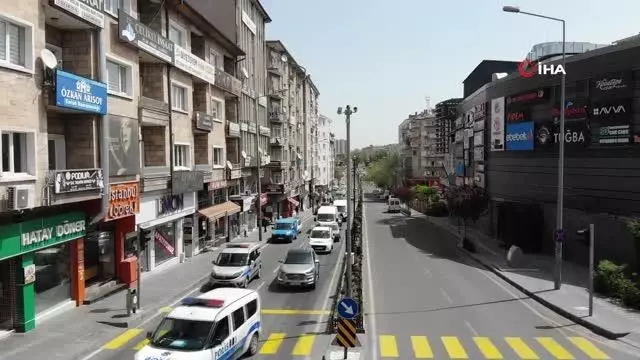 Nevşehir'de kısıtlamada trafik yoğunluğu Nevşehir'de kısıtlamada trafik yoğunluğu
