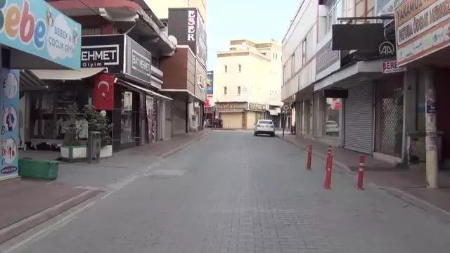 'Tam kapanmada' cadde ve sokaklar boş kaldı 'Tam kapanmada' cadde ve sokaklar boş kaldı
