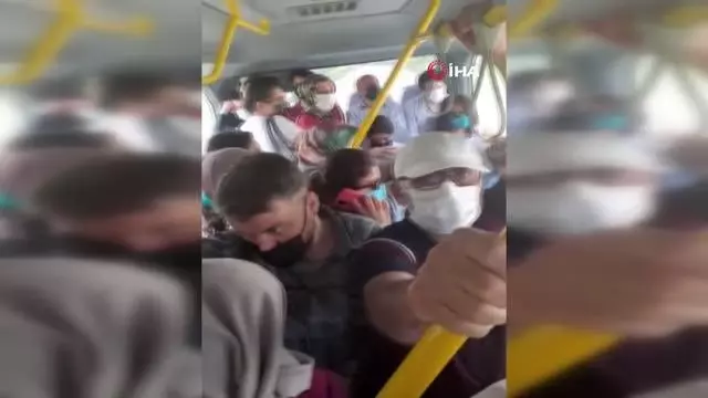 Bursa'da tam kapanmada toplu taşımalarda yoğunluk! Bursa'da tam kapanmada toplu taşımalarda yoğunluk!