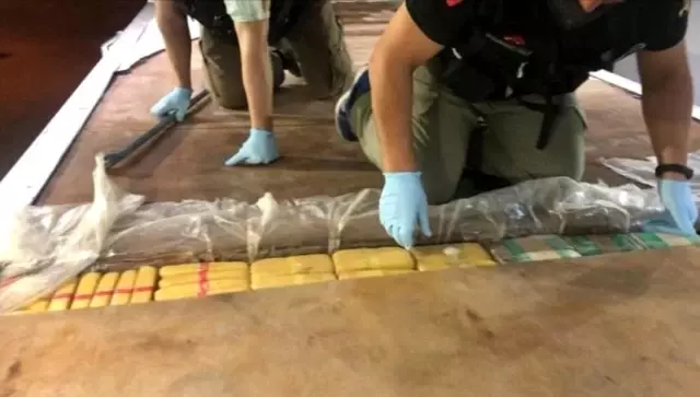 TEM'deki aracın tabanından 139 kilo 350 gram eroin çıktı TEM'deki aracın tabanından 139 kilo 350 gram eroin çıktı